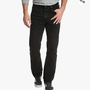 New mens wrangler Authentics 5 pocket black jeans